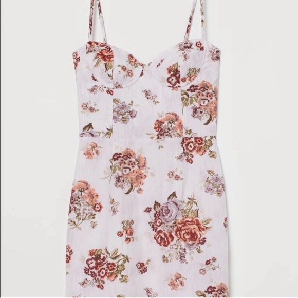 Brock X H&M Floral Bustier / Corset Dress Medium - Picture 6 of 16
